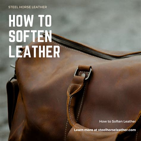 how to soften fake leather bag|will heat soften leather.